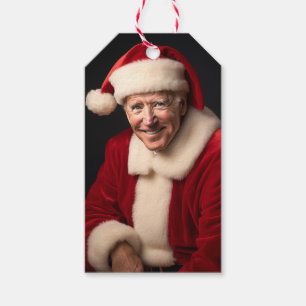 Étiquettes-cadeau Père Noël Joe Biden