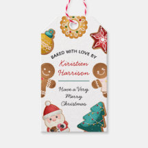 Personalized Baked With Love Gingerbread Christmas