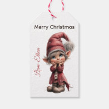 Personalized Elf Gift Tags | North Pole Christmas 