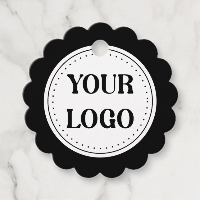 Étiquettes Cadeau Personnalisé, élégant, moderne et minimal (Devant)