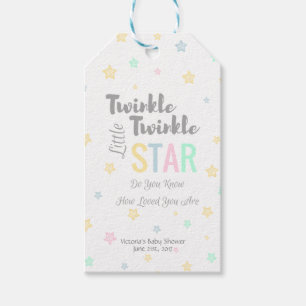 Étiquettes-cadeau Personnalisé Twinkle Twinkle Little Star - Tags