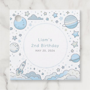 Étiquettes Cadeau Petit astronaute, Big World