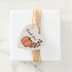 Étiquettes Cadeau Petit Citrouille Automne Harvest Baby shower d'aut