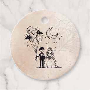 Étiquettes Cadeau Petit couple éffrayant