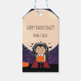Étiquettes-cadeau Petit Dracula Faveur de fête d'anniversaire d'Hall