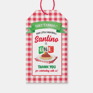 Étiquettes-cadeau Petit MEATBALL 1er ANNIVERSAIRE 