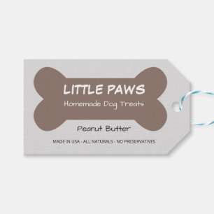 Étiquettes-cadeau Petits Pattes Entreprise de Friandises pour Chiens