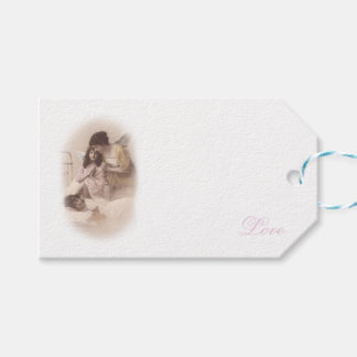 Étiquettes-cadeau Photo antique vintage enfants tag FromMyDesk