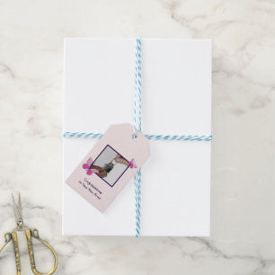 Étiquettes-cadeau Photo clé personnalisée Félicitations pour votre n