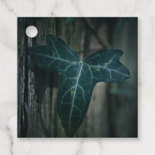 Étiquettes Cadeau Photo de la nature jaune d'ivoire foncé