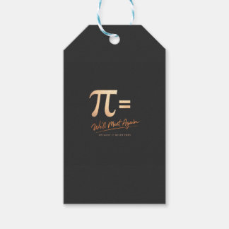Étiquettes-cadeau Pi Day Shirt – PI = We’ll Meet Again – Modern Math