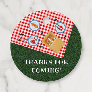 Étiquettes Cadeau PICNIC at the PARK Favor Tags