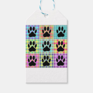 Étiquettes-cadeau Pied Motif de chien
