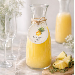 Étiquettes Cadeau Pineapple Juice Mimosa Bar Bottle