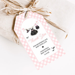 Étiquettes-cadeau Pink Halloween Baby est en train de brasser Baby F