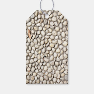 Étiquettes-cadeau Piste de galets en pierre Promenade Sidewalk Rocks