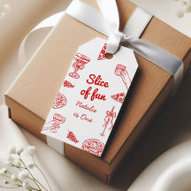 Pizza 1ère Main Écrite Tiré Slice Of Fun Anniversa