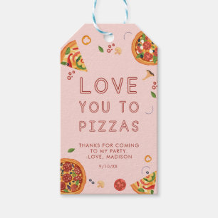 Étiquettes-cadeau Pizza Baby shower moderne Slice Baby Pizza Favoris