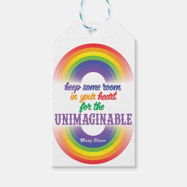 Étiquettes-cadeau Poème (Devant)