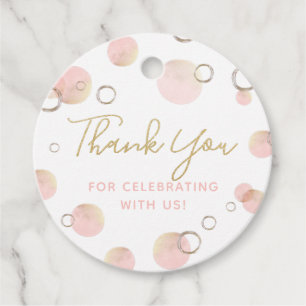 Étiquettes Cadeau Pop it When She Pops Favoriser Tag, Merci Tag