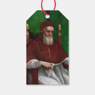Étiquettes-cadeau Portrait du pape Julius II (par Raphael)