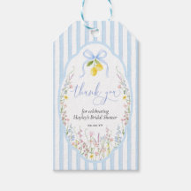 Posey Wildflower Bleu Ruban de Mariage