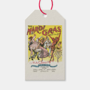 Étiquettes-cadeau Poster de Mardi Gras