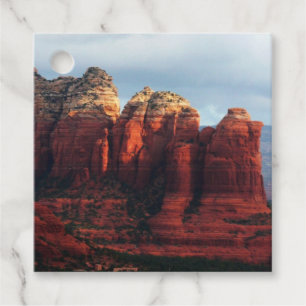 Étiquettes Cadeau Pot de café nuageux Rock à Sedona Arizona