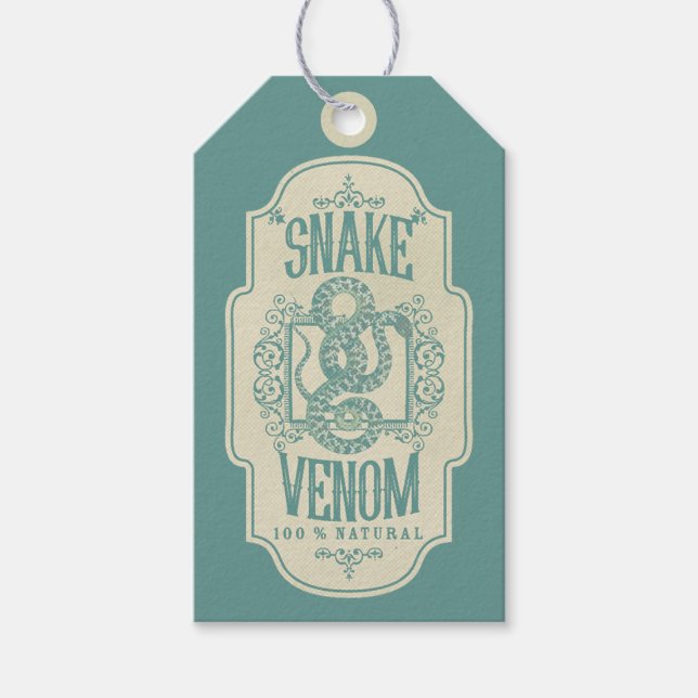 Étiquettes-cadeau Potion de venin de serpent (Devant)