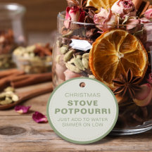 Potpourri rustique réchaud de Noël
