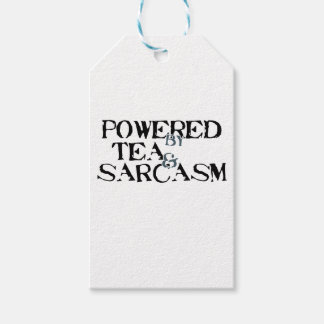 Étiquettes-cadeau Powered by Tea & Sarcasm