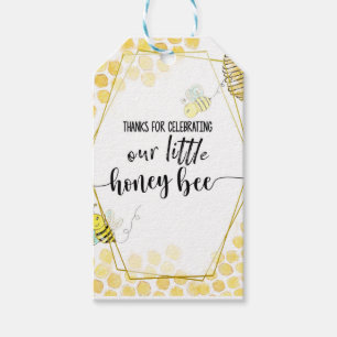ÉTIQUETTES-CADEAU PREMIER ANNIVERSAIRE, FÊTE DE L'ABEILLE, THÈME ABE
