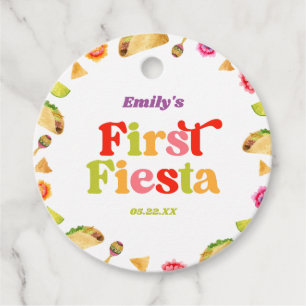 Étiquettes Cadeau Premier Fiesta Taco 1er Anniversaire