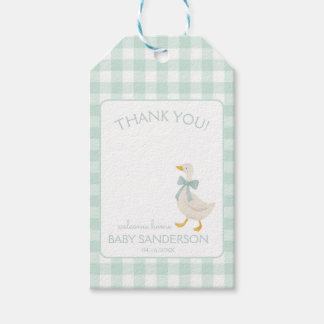 Étiquettes-cadeau Preppy Goose Baby Shower Gift Tag