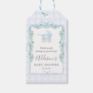 Étiquettes-cadeau Preppy Southern baby chariot Balise Favor