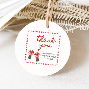 Étiquettes Cadeau Prête à éclore Baby Shower 