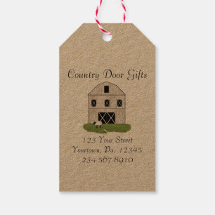 Étiquettes Cadeau Primitive Barn