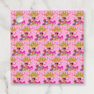 Étiquettes Cadeau Princesse en rose
