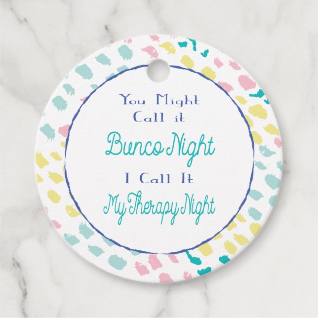 Étiquettes Cadeau Prix Bunc o Game Funny (Devant)