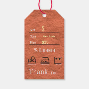 Étiquettes-cadeau Prix Rustique