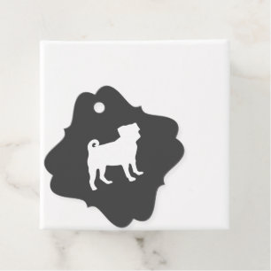 Étiquettes Cadeau Pug Dog Baby Shower Theme Puppy Gender Neutral
