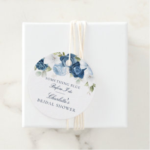 Étiquettes Cadeau Quelque Chose de Bleu Avant de Faire la Fête de Ma