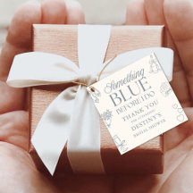Quelque chose de bleu avant de faire merci Cadeau