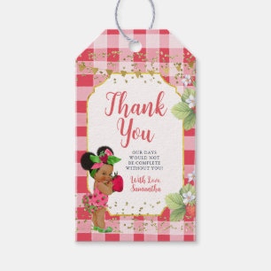 Étiquettes-cadeau Quelqu'un Berry Sweet Strawberry Girl Merci
