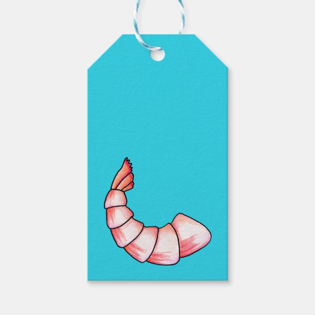 Étiquettes-cadeau Queue de crevettes (Devant)