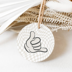 Étiquettes Cadeau Rad Cool Dude Garçons Retro Patinage Anniversair