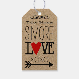 Étiquettes-cadeau Ramenez À La Maison S'more Love Invité Favoriser K