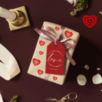 Red Cute Love Valentine's Day Circle