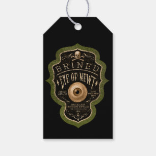 Étiquettes-cadeau Regarde vintage "YE OF NEWT" Tags cadeaux Hallowee