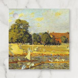 Étiquettes Cadeau Regatta at Hampton Court Alfred Sisley Poster